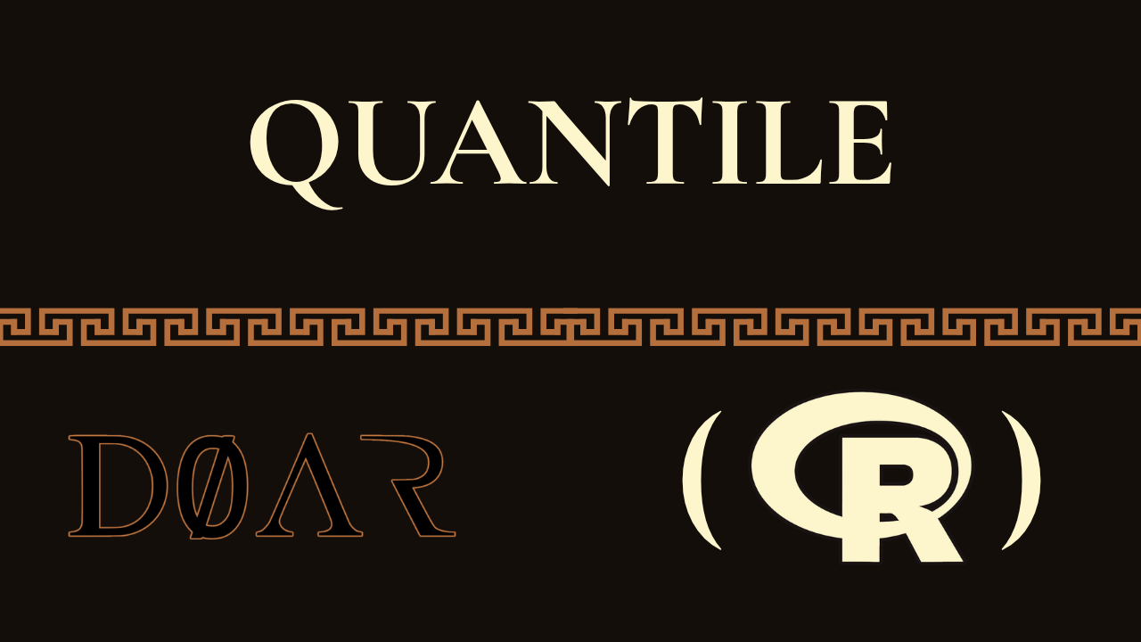 portada del artículo: La función quantile() en R: cuartiles y percentiles
