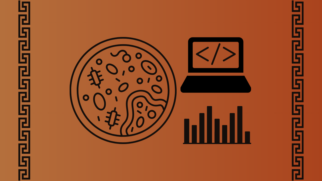 portada del curso: Curso de análisis de microbiomas ambientales con R