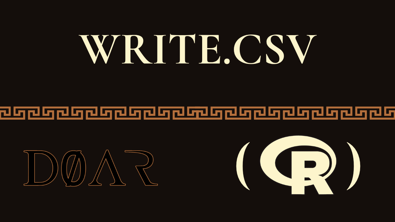 portada del artículo: La función write.csv() en R: guardar tus datos