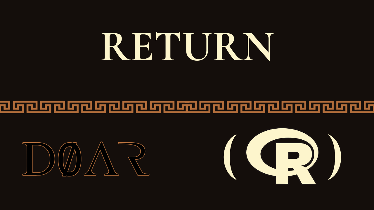 portada del artículo: return() en R: devolver valores (y varios a la vez)